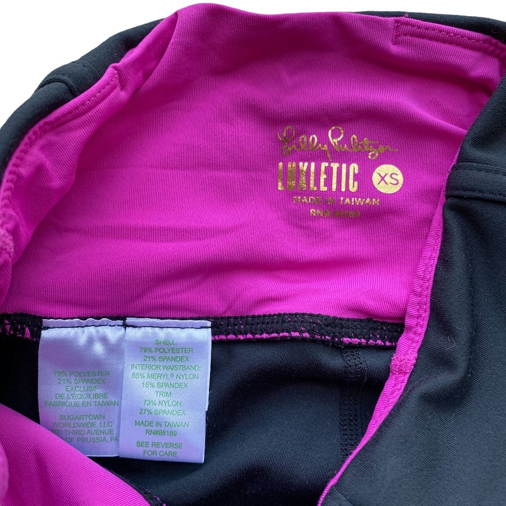 Lily Pulitzer Weekender Active Leggings Black Size XS - Picture 4 of 13